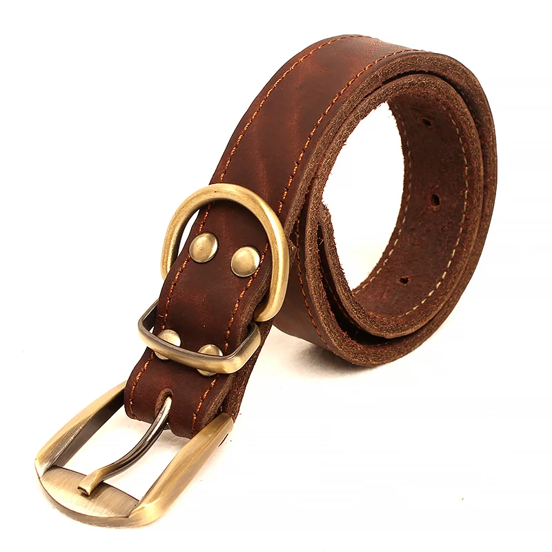 Регулируемые кожаные ошейники для собак ошейник с цепочкой маленьких кошек