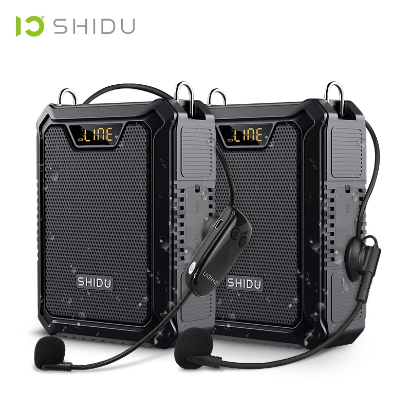 Водонепроницаемый портативный аудиоусилитель SHIDU 30 Вт Громкая колонка Bluetooth