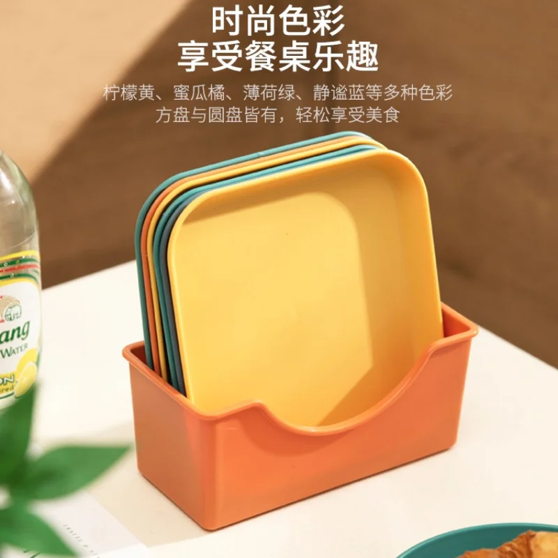 

Nordic Kitchen Platters Trays Dinner Plate Dish Household Creative Side Dishes Dish Fruit Snack Flavor Dish Dining Table Garbage