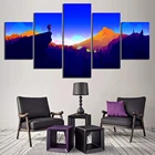 Настенная картина на холсте 5 шт. абстрактное искусство Firewatch сцена искусство Фэнтези искусство картины на холсте Современное украшение для дома