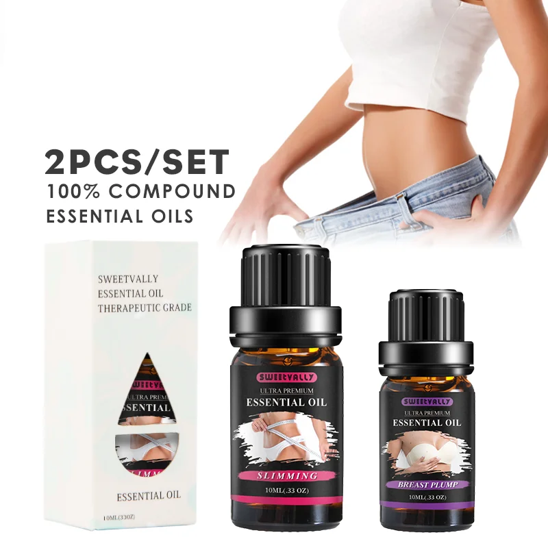 2 шт. эфирное масло для потери веса 10 мл сильный эффект антицеллюлитное