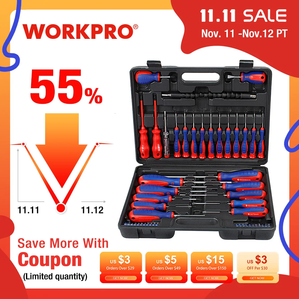  (2 шт) WORKPRO 49 Набор отверток для ПК Новое поступление прецизионные отвертки для тестового карандаша для телефона