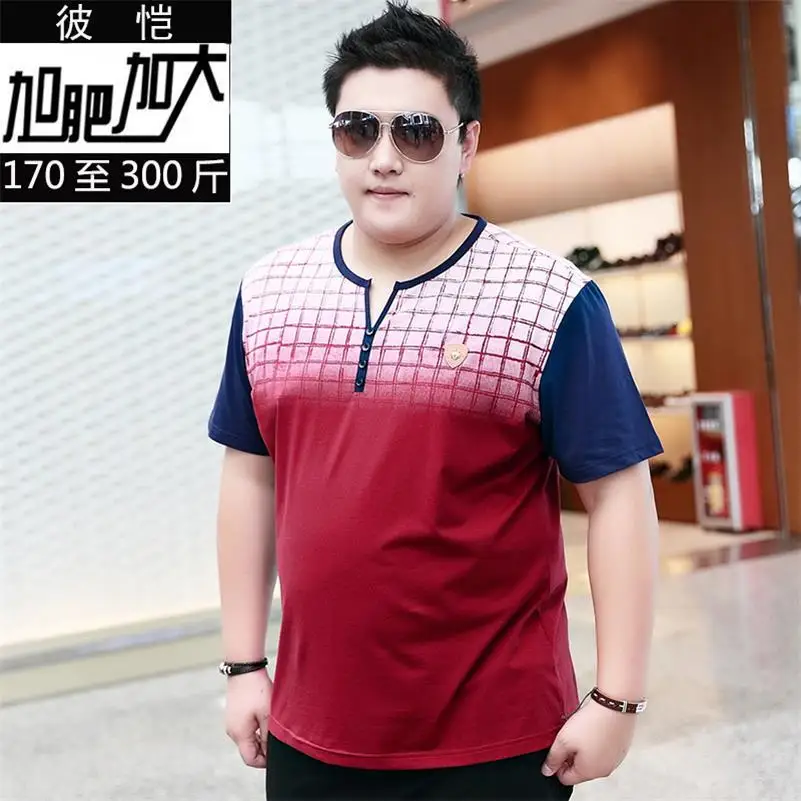 Плюс 10XL 8XL 6XL 5XL 4X Дизайнерская мужская футболка Свободная с v-образным вырезом