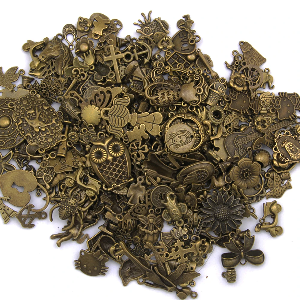 Подарки Античные Подвески сделай сам Смешанные браслеты ручной работы шармы