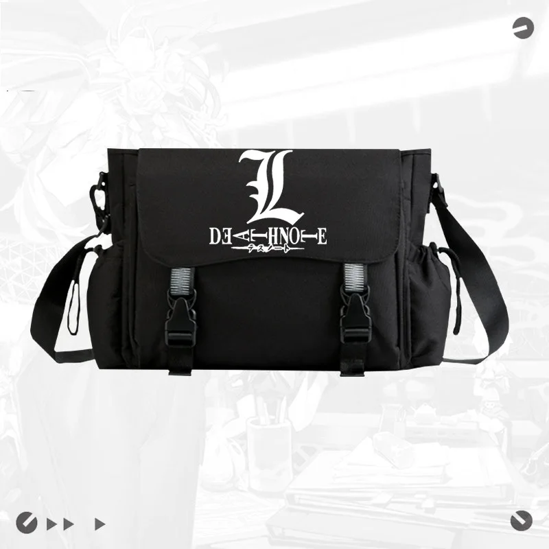 

Anime Death Note Crossbody Casual Bags School Bag Unisex Messenger Bag Fashion Shoulder Bag