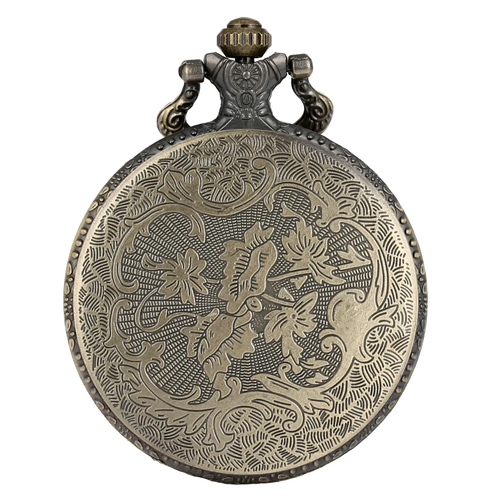 Мужские кварцевые/бронзовые часы подвеска стимпанк китайская мышь из зодиака