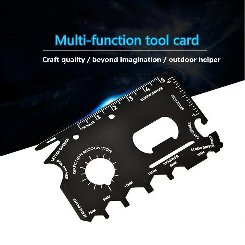 С практичным карманом 11 в 1 нож для выживания с несколькими кредитными картами