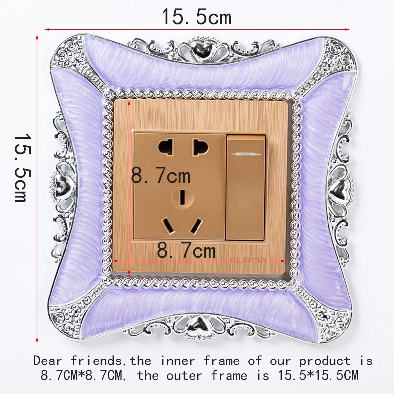 Пасторальные наклейки на выключатели для гостиной спальни украшение детской