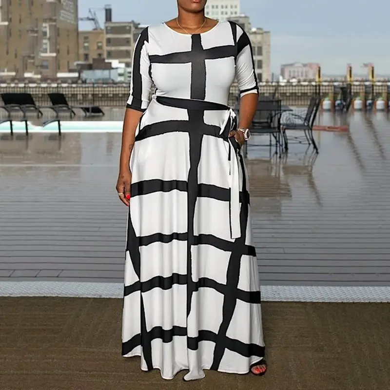 Повседневная одежда размера плюс 2020 женское платье элегантные офисные женские