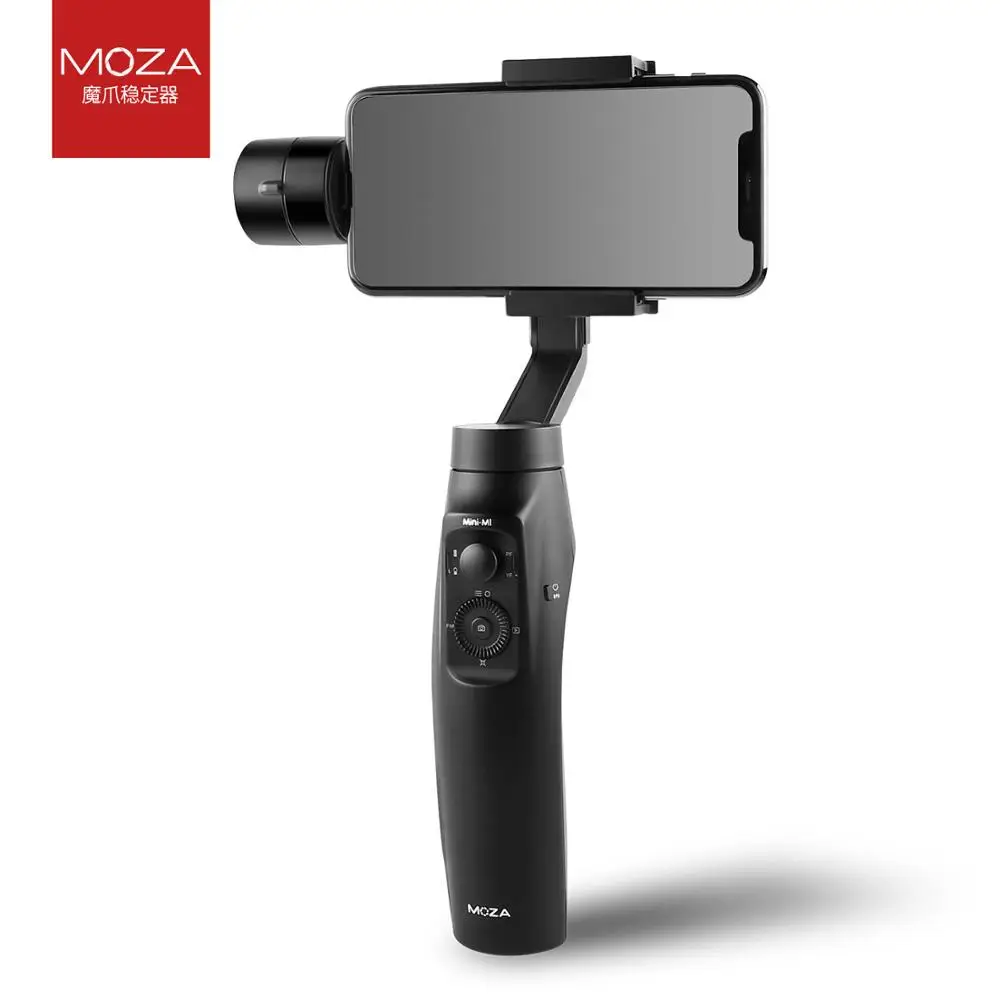 Moza Mini-MI 3-Axis смартфон Беспроводной зарядки шарнирный стабилизатор для камеры GoPro, несколько предметов обнаружения, начальном этапе режим, таймлапс
