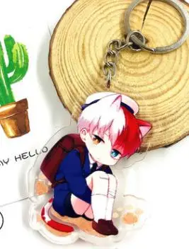 Мой герой academic фигурка игрушка акриловый брелок мидория изуку Bakugou катсуки Todoroki Shoto симпатичный брелок для мальчиков - Цвет: A14