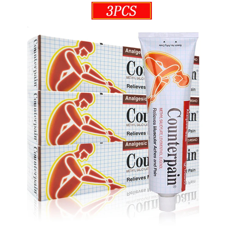 

3Pcs 120g Thailand Counterpain Warm Analgesic Balm Relieves Muscle Aches Pain Relief Rheumatoid Arthritis Ointment Health Care