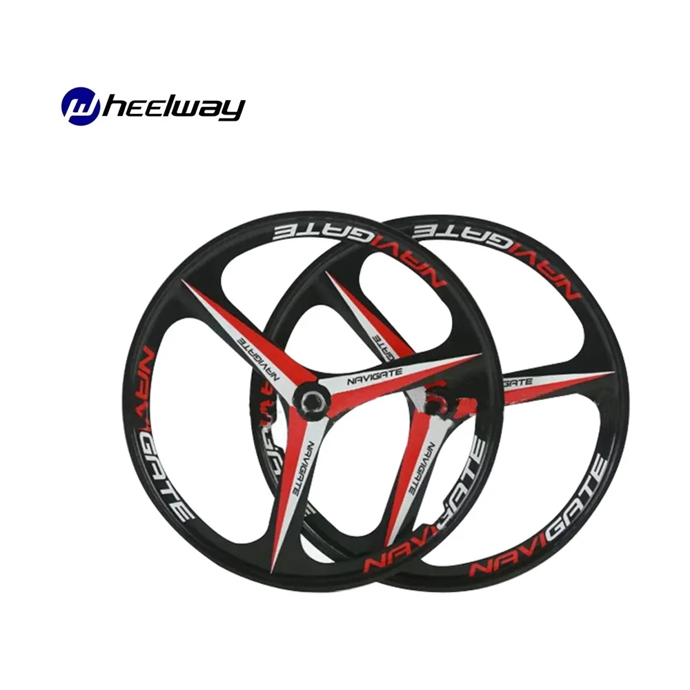 Bestellen 24/26 Zoll Magnesium Legierung 3 Messer Disc Bremse Mountainbike Ein Stück Rad Kassette Oder Rotierenden Flywheel1 Kit/paar