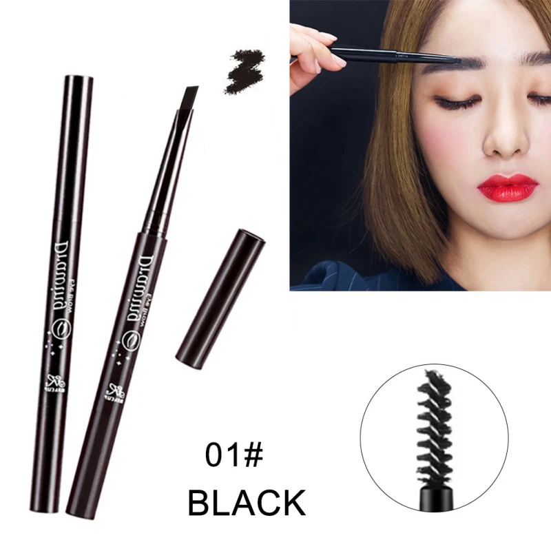 4 шт./компл. Нет цветущие вращающийся 6 Цвет Двусторонний карандаш для бровей