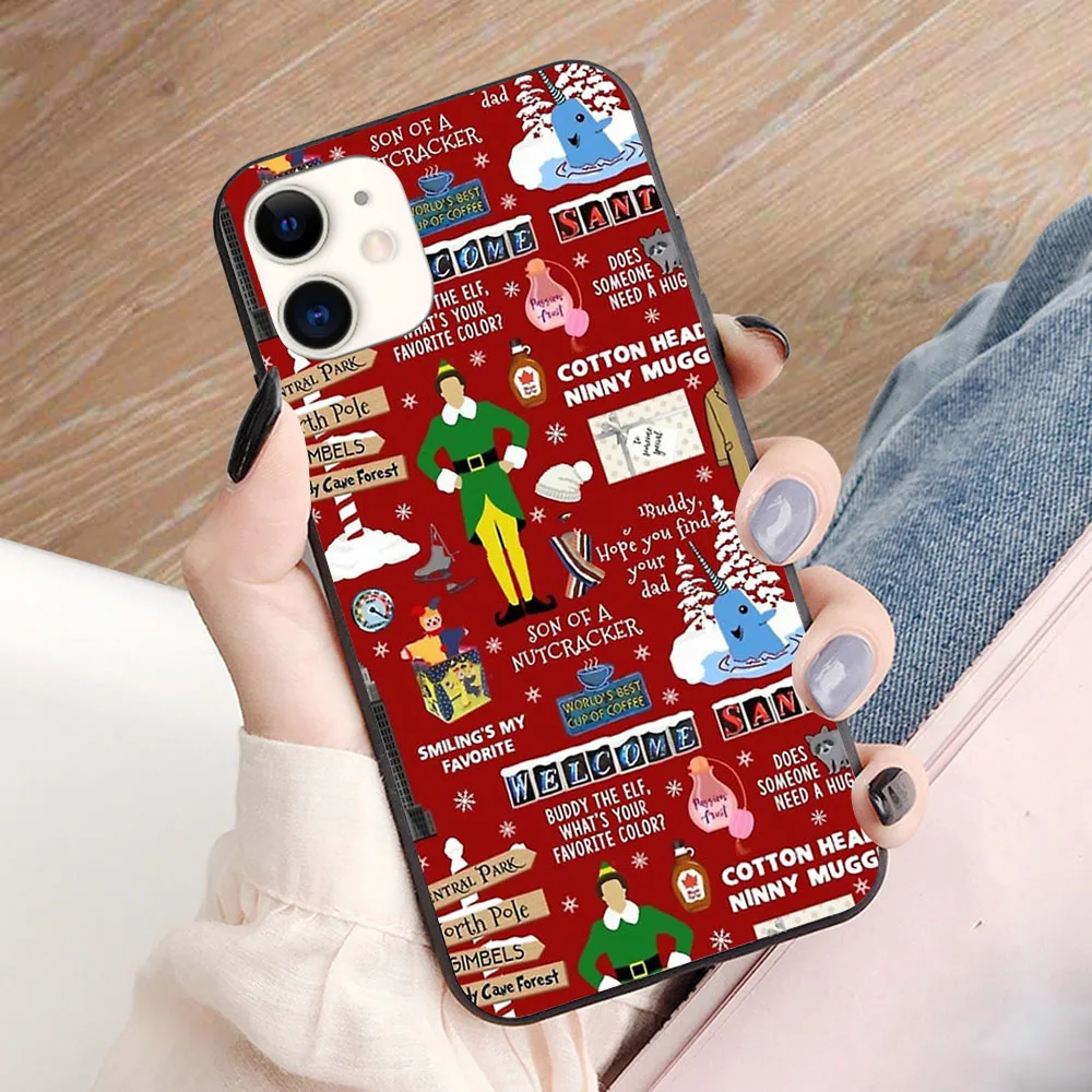 Чехол для телефона Buddy the Elf collagesoft из ТПУ iphone 11PRO 11PROMAX 11 X XS XR XSMAX 6 plus 7 7plus 8