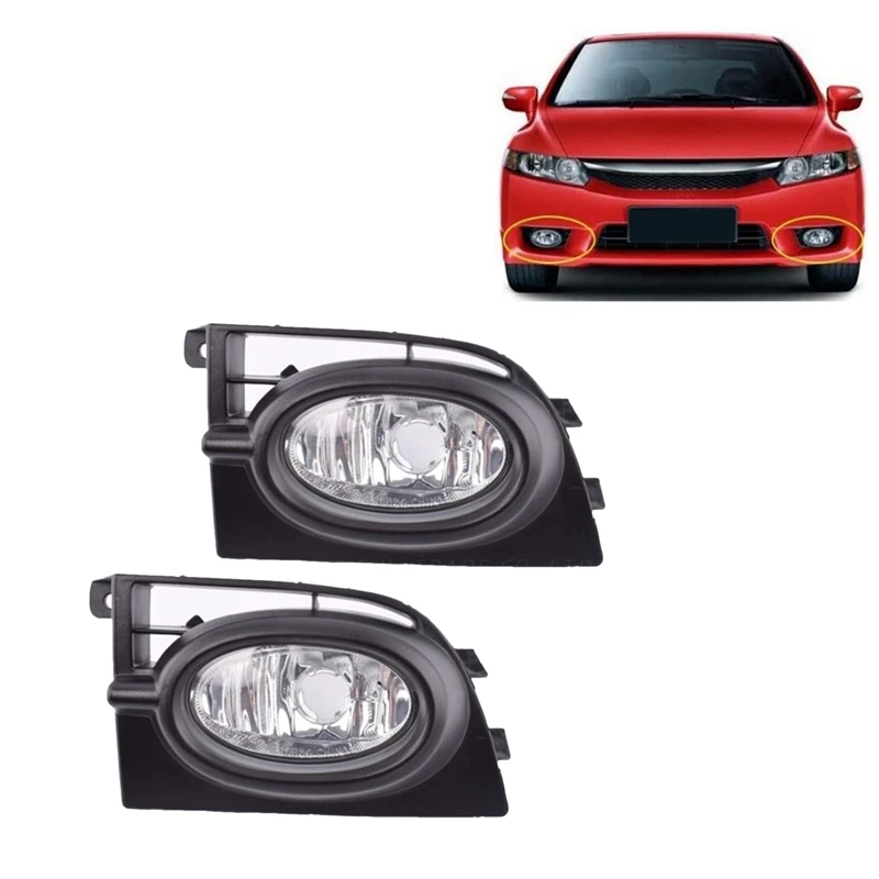 

Car Fog Lamp Fog Light Front Bumper Lamp for HONDA for CIVIC FA1 2006 2007 2008 33951-SNV-H03 33901-SNV-H03
