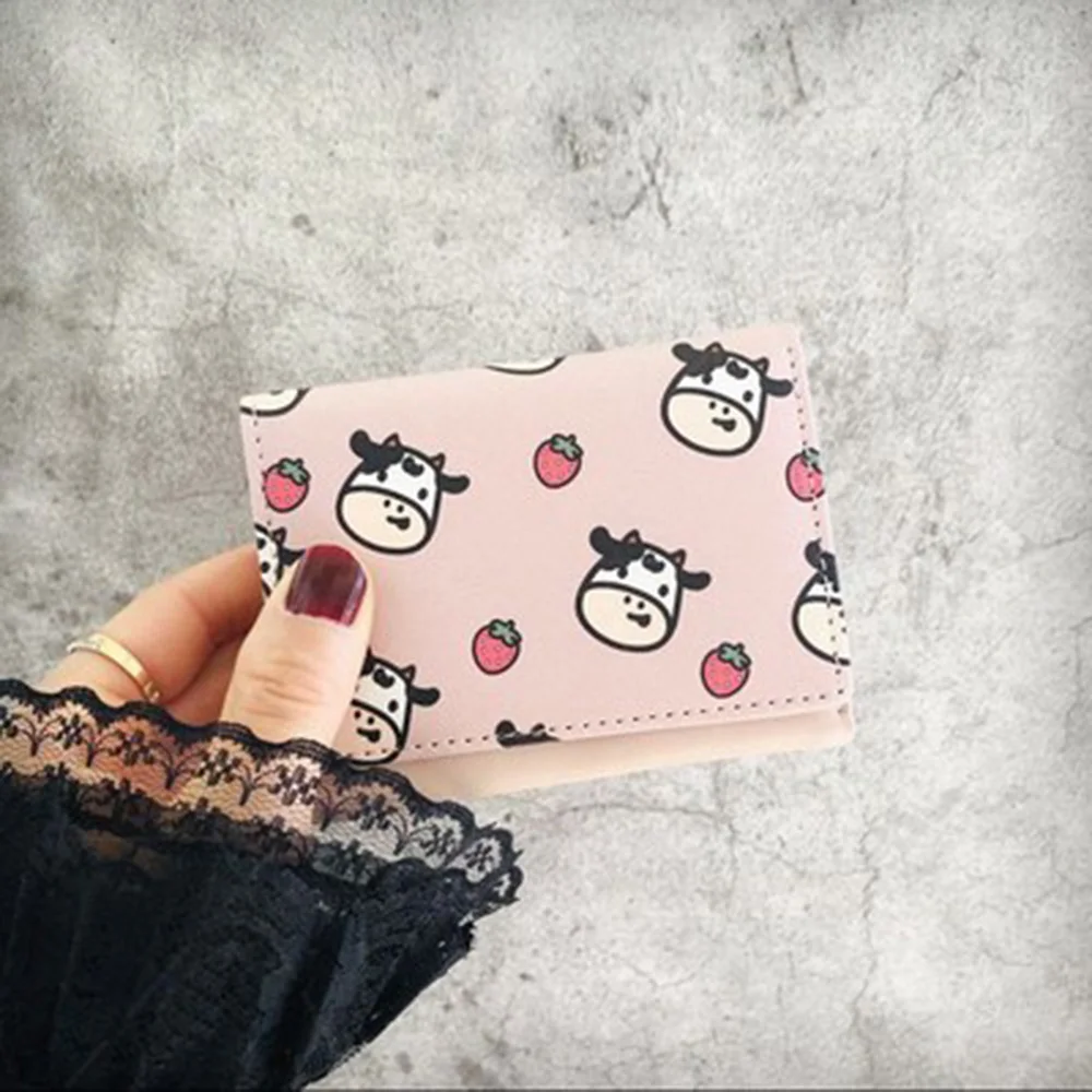 Новый короткий маленький кошелек с несколькими отделениями для карт Дамский