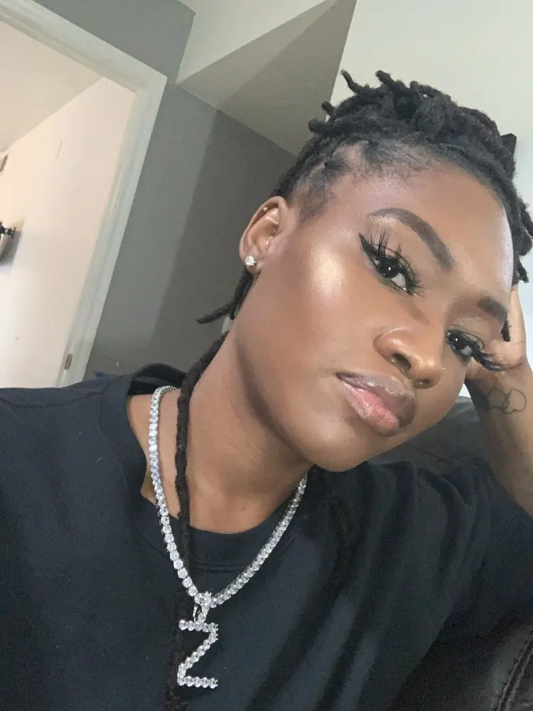 A Z Циркон первоначального теннис название письмо кулон ожерелье для мужчин и