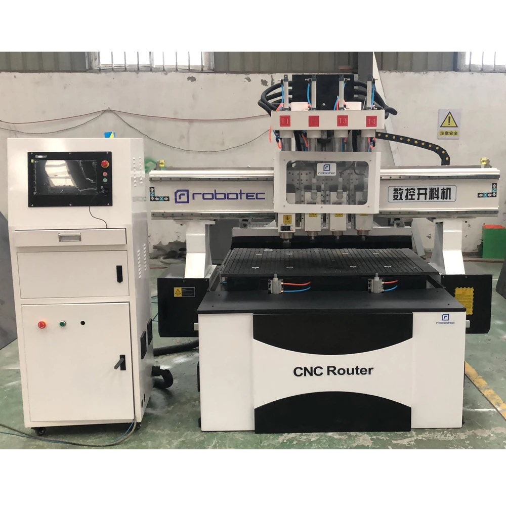 4 Оси cnc деревянная бурильная фреза мульти головка 4*8 футов ATC гравировальный