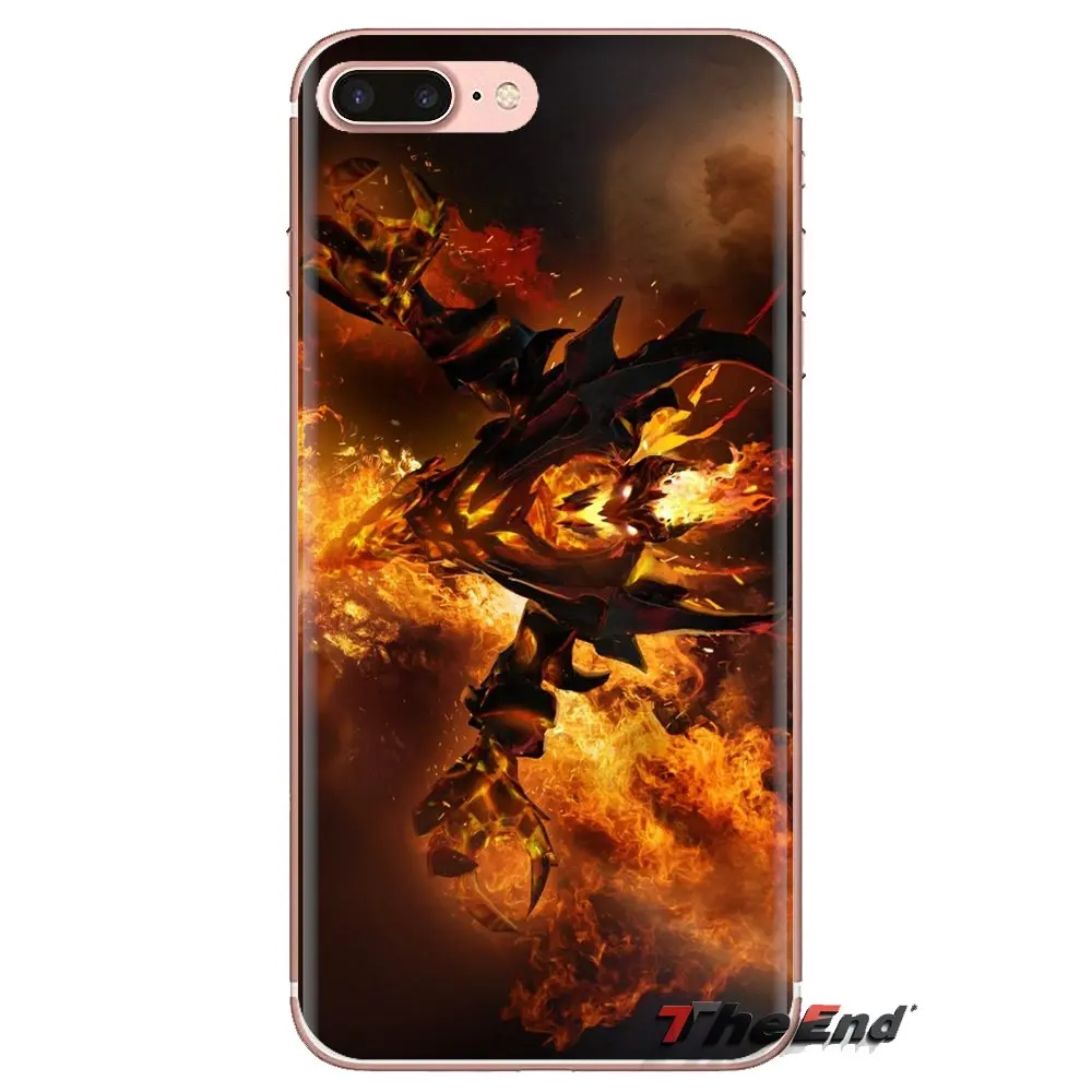 Мягкий прозрачный чехол для samsung Galaxy S3 S4 S5 Mini S6 S7 Edge S8 S9 S10 Plus Note 3 4 5 8 9 Shadow Demon dota 2 Games |