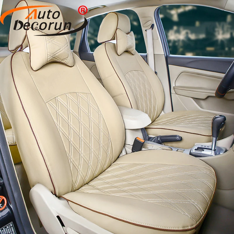 AutoDecorun ПВХ кожаные чехлы на сиденья для Hyundai Veracruz 2007 автомобилей Защитные