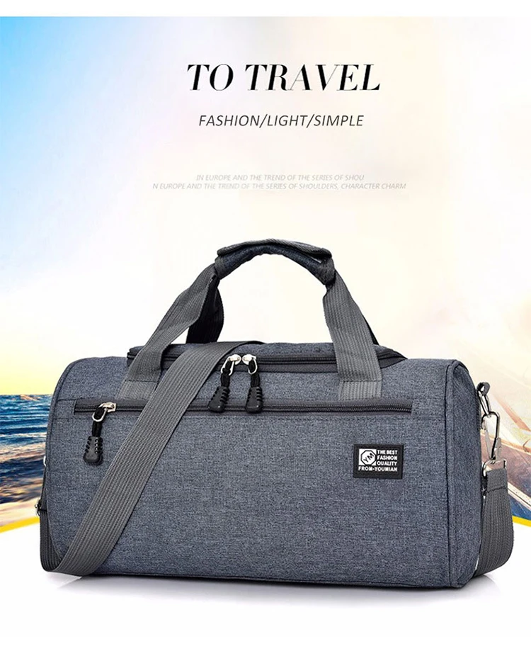 Sport Travel Handbag Large Capacity Fitness Gym Bag Luggage Waterproof Swimming Training Yoga Bag Multifunction Men Women Bags