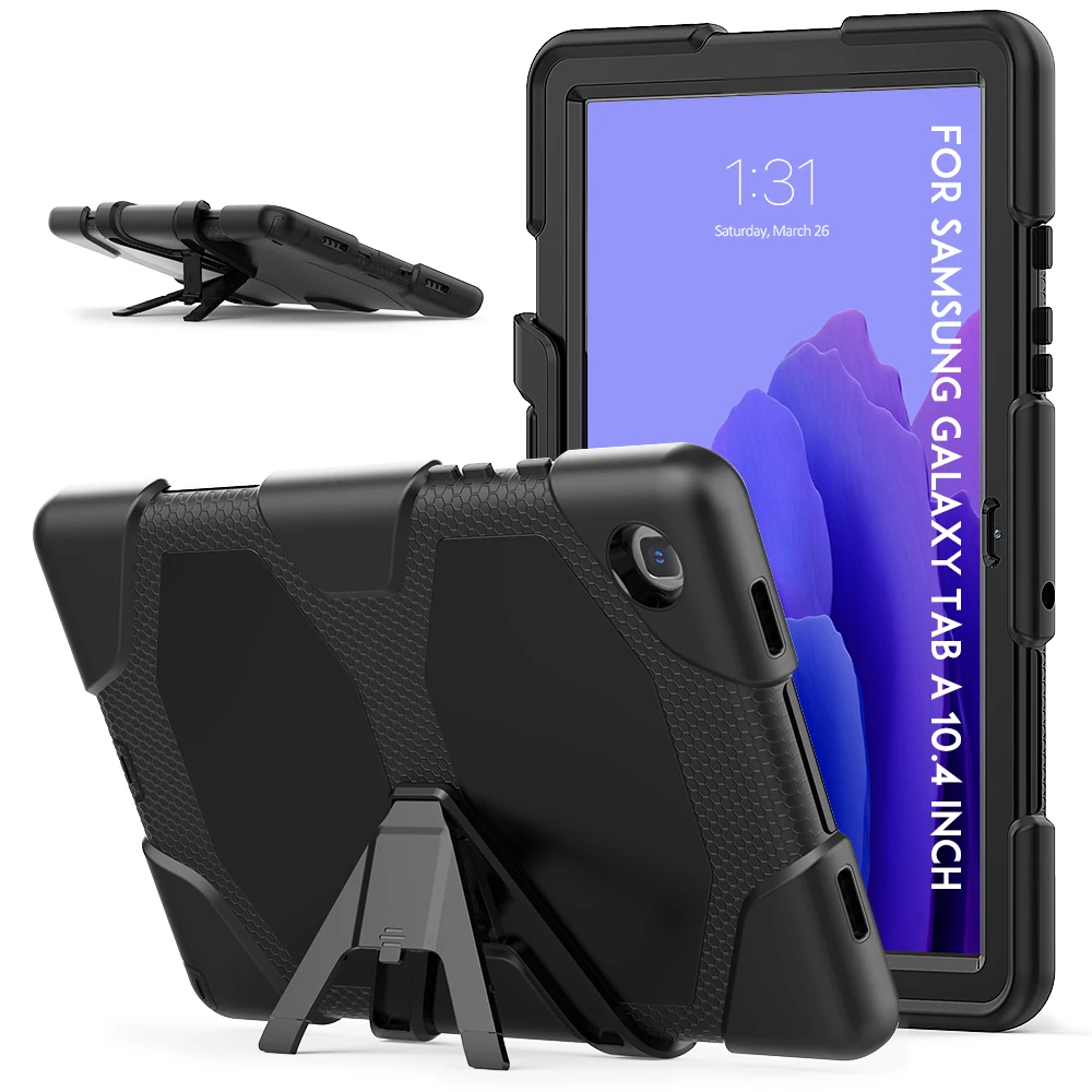 Сверхмощный защитный чехол для Samsung Galaxy Tab A7 10 4 2020 T500 T505 T507 мягкий силиконовый с