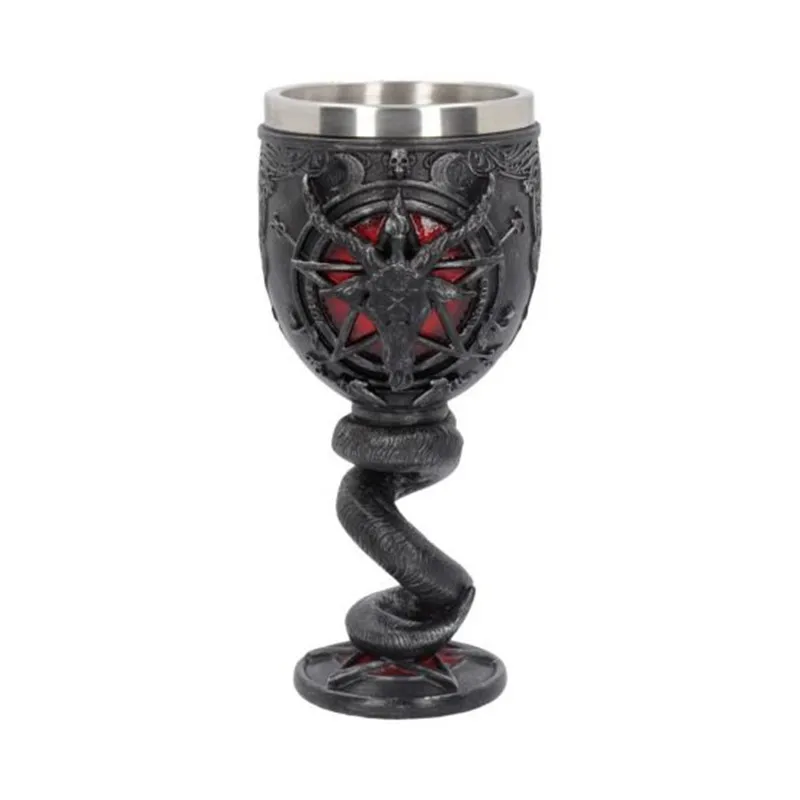 Кружка для пива Baphomet с черепом из нержавеющей стали полимерные чашки и кружки