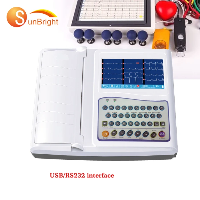 

electrocardiogram machine Handheld 12 Channel ECG