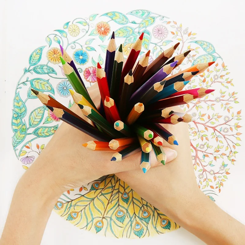 Карандаш для рисования 36 цветов натуральный материал HB свинцовая пастилка