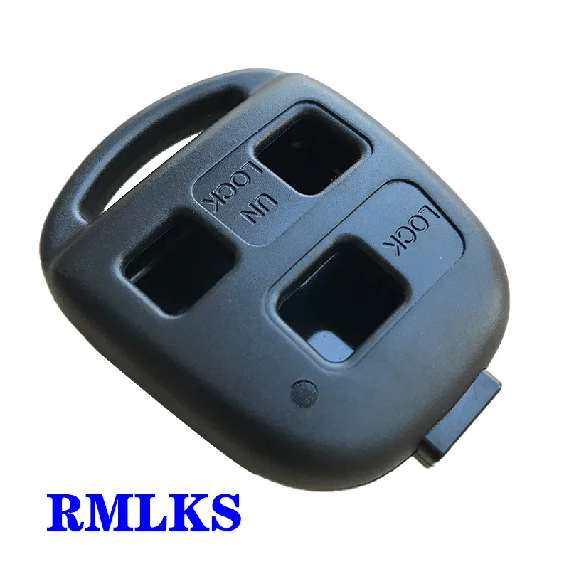 3Buttons Чехол для дистанционного ключа автомобиля для Toyota Land Cruiser YARIS CAMRY RAV4 Corolla PRADO для Lexus RX300 ES300 LS400 GX460 2 3 кнопки - Количество кнопок: 3Buttons