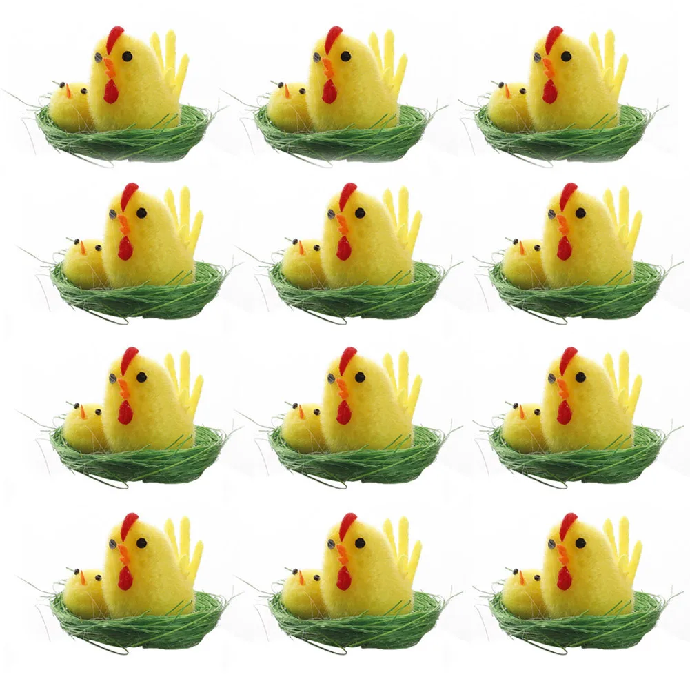 

Artificial Simulated Chicks Chick Children Gift Home Decoration Plastic