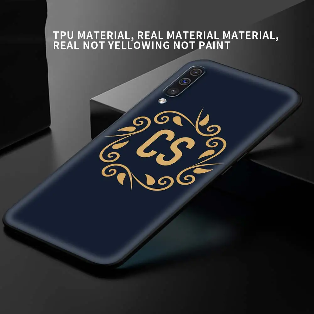 

Silicone Case for Samsung Galaxy A21S A50 A70 A51 A71 A10S A20S A10 A20 A30 A12 A02S Luxury Phone Coque Cs Go Logo