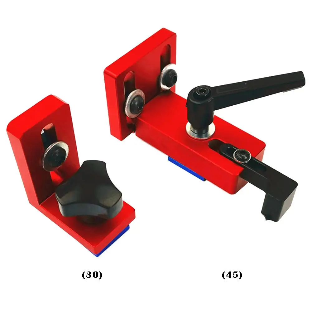 

30/45 Type T-tracks Chute Backing Connector Woodworking Rail Chute Connector Can Help to Limit the Length of the Chute