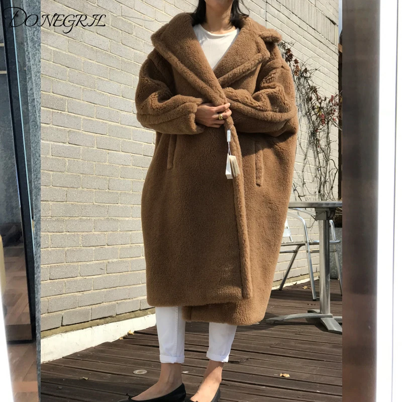 2019 зимние женские пальто из искусственного меха ягненка высокого качества с