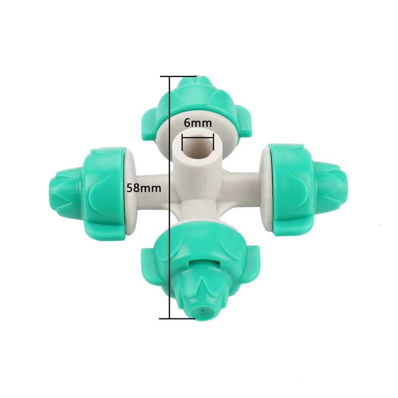 

Droplet Atomization Nozzle, Cross Atomization Nozzle Atomizer, 1 Sets Of Cross Atomization Micro Sprinkler