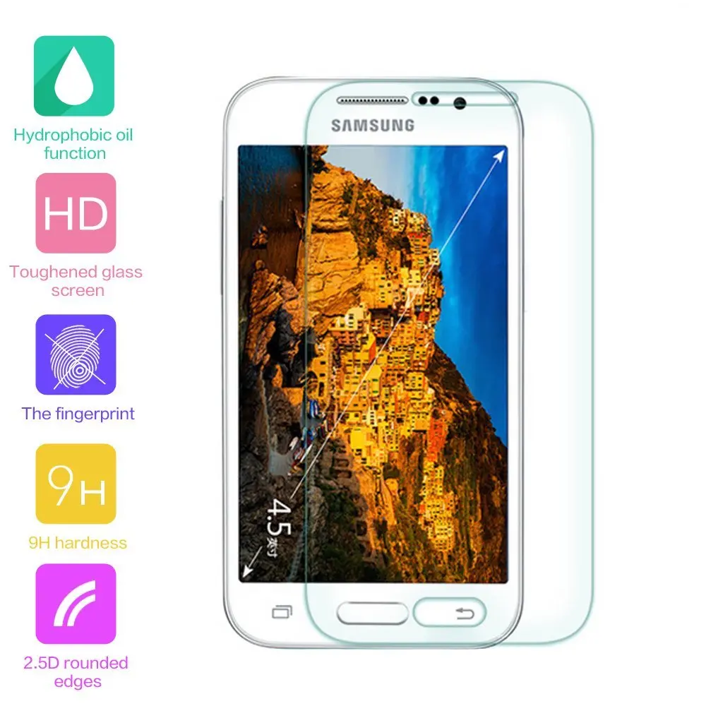 Закаленное стекло 9H Защитная пленка для Samsung Galaxy G530 G355 G360 i9060 i9082 S5 S6 A3 A5 2016 2017 J1 J3 J5