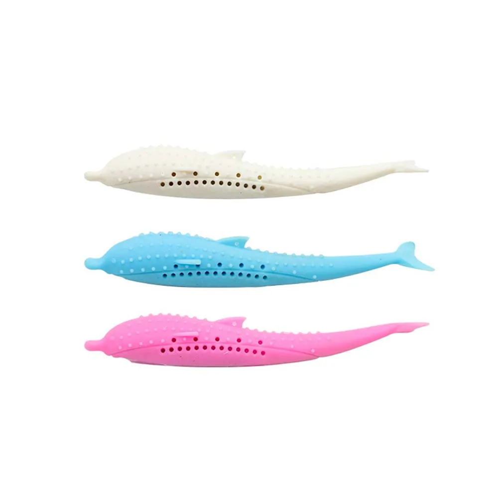 New Cat Toothbrush Soft Silicone Mint Fish Toy Catnip Pet Clean Teeth Chew Cats Toys Cleaning | Дом и сад