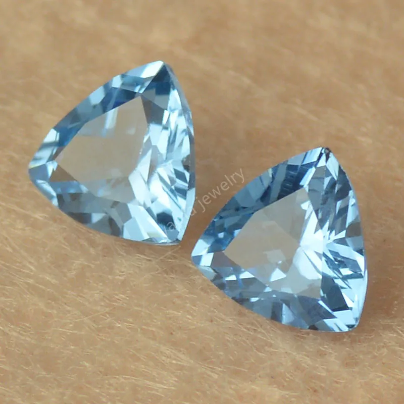 Распродажа свободный синтетический камень для изготовления ювелирных изделий 3x3