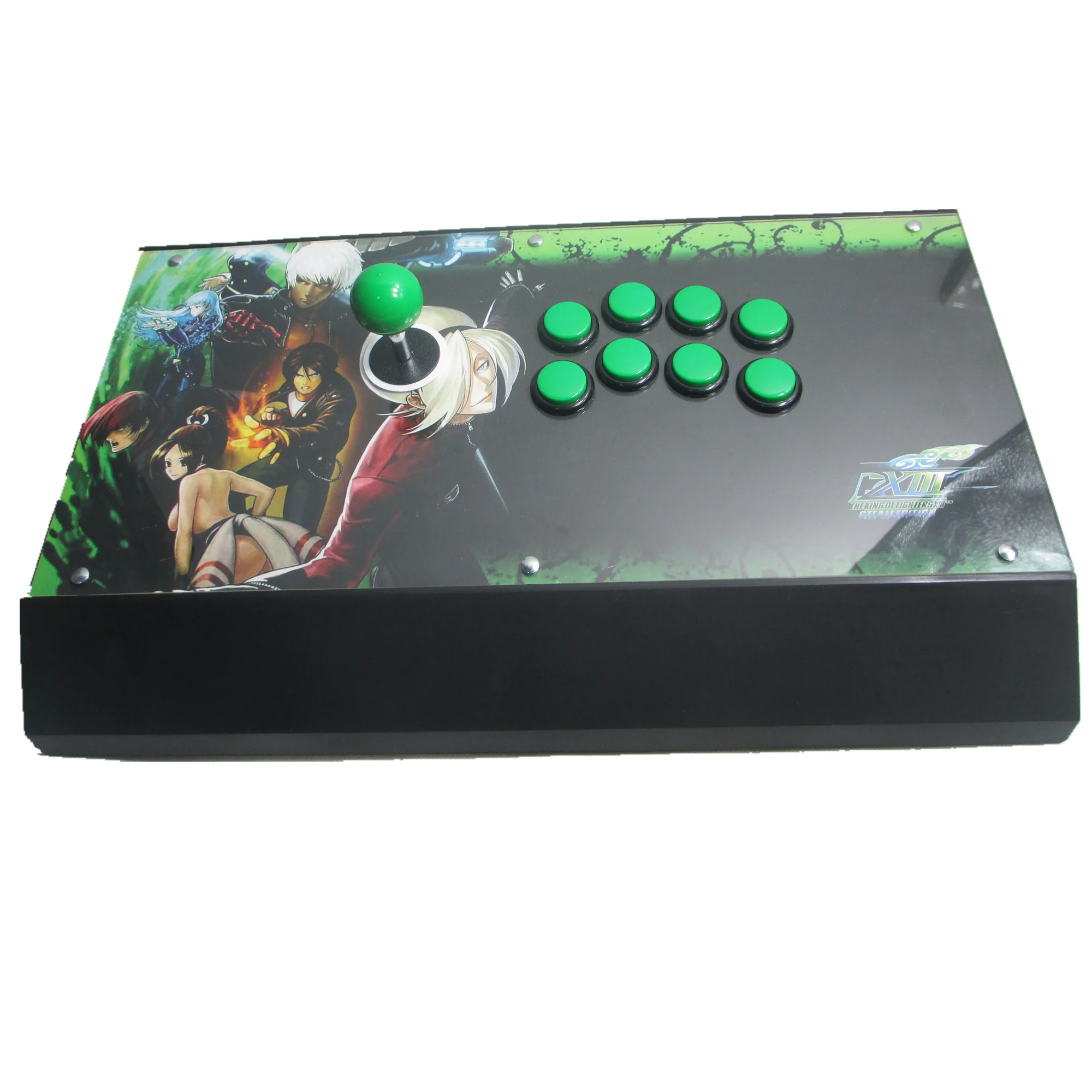 Cdragon big size metal Arcade Joystick USB Wired Controller For PC Computer  Artwork printed Panel Metal material Case