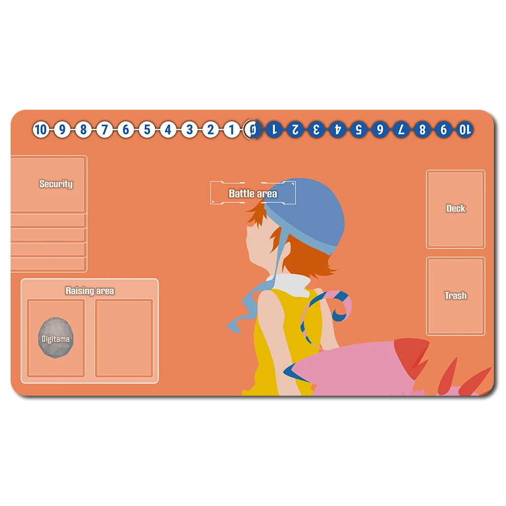 

695530 - Board Game DTCG Playmat Table Mat Size 60X35 cm Mousepad Play Mats Compatible for Digimon TCG CCG RPG