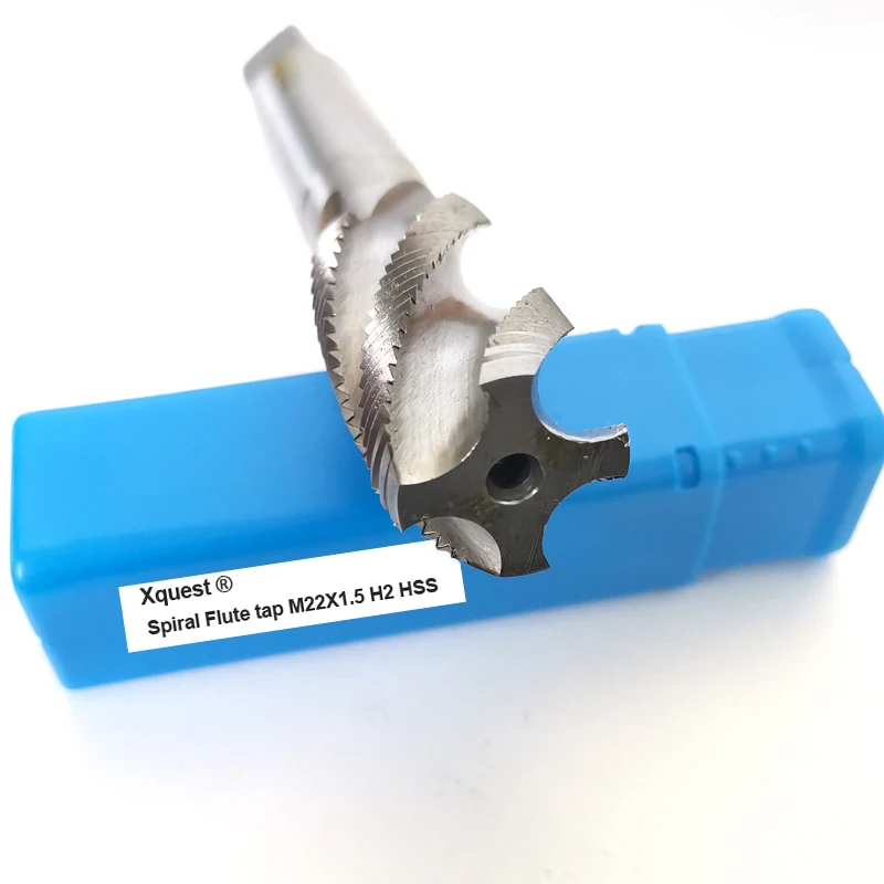 Спиральный резьбовой кран XQuest из быстрорежущей стали стандарта M12 M14 M16 M18 M20 M22 M24 M27