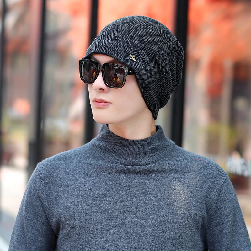 LOVINGSHA модные дизайнерские женские теплые шапки мужские шапки вязаные Skullies мешковатые шапки для девочек из искусственного меха зимние шапки HT125