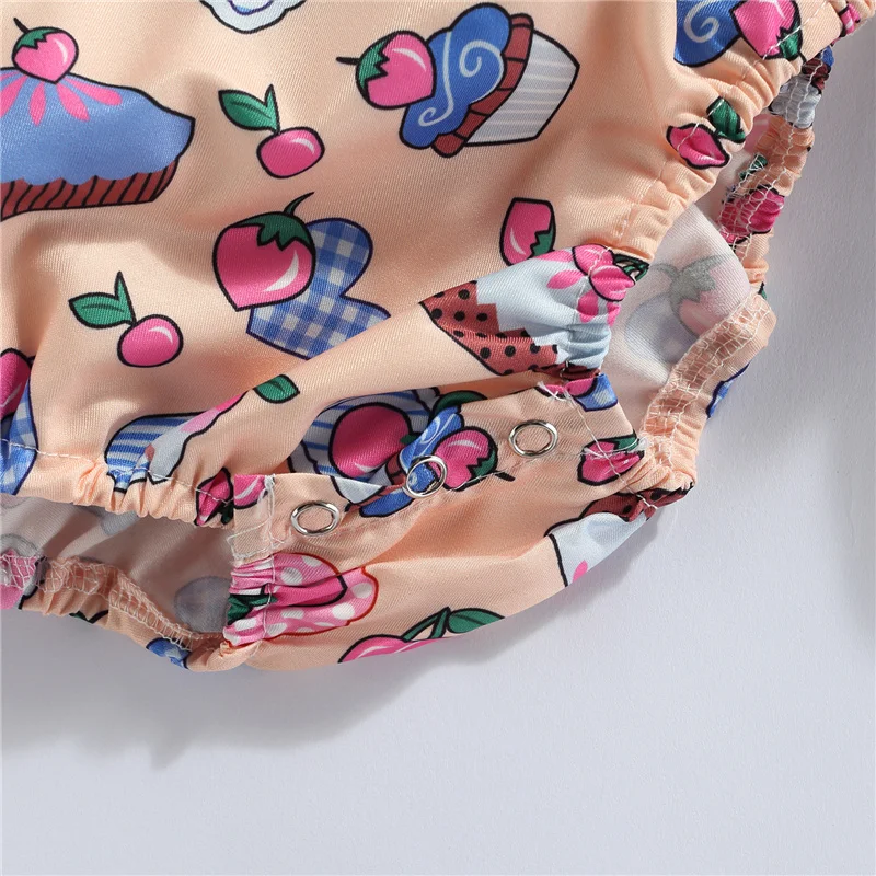 Детский комбинезон с лентой для волос Blotona летний детский без рукавов открытыми