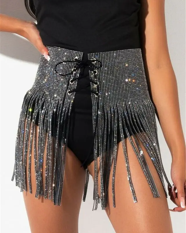 Блестящий Свадебный ремень со стразами свадебные женские серебряный длинный