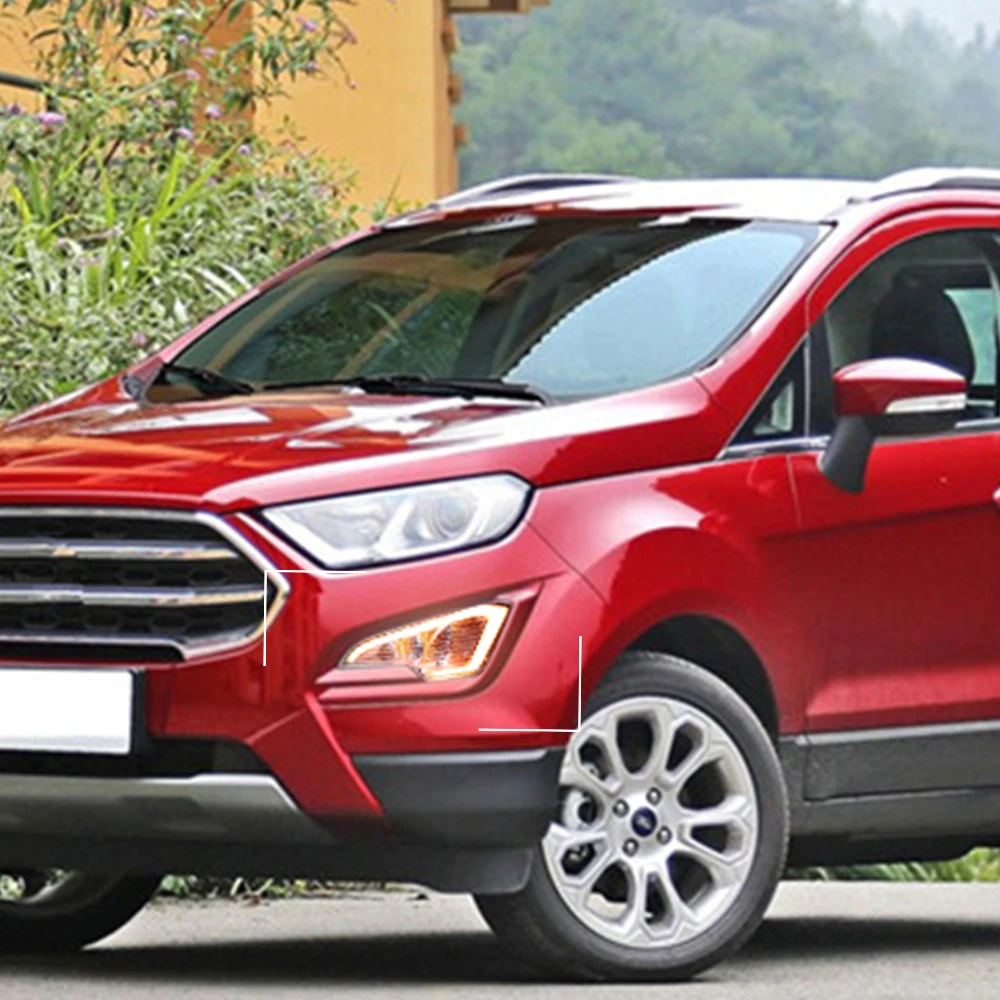 CSCSNL 2 светодиодный т. светодиодные дневные ходовые огни для Ford EcoSport 2018 2019 2020
