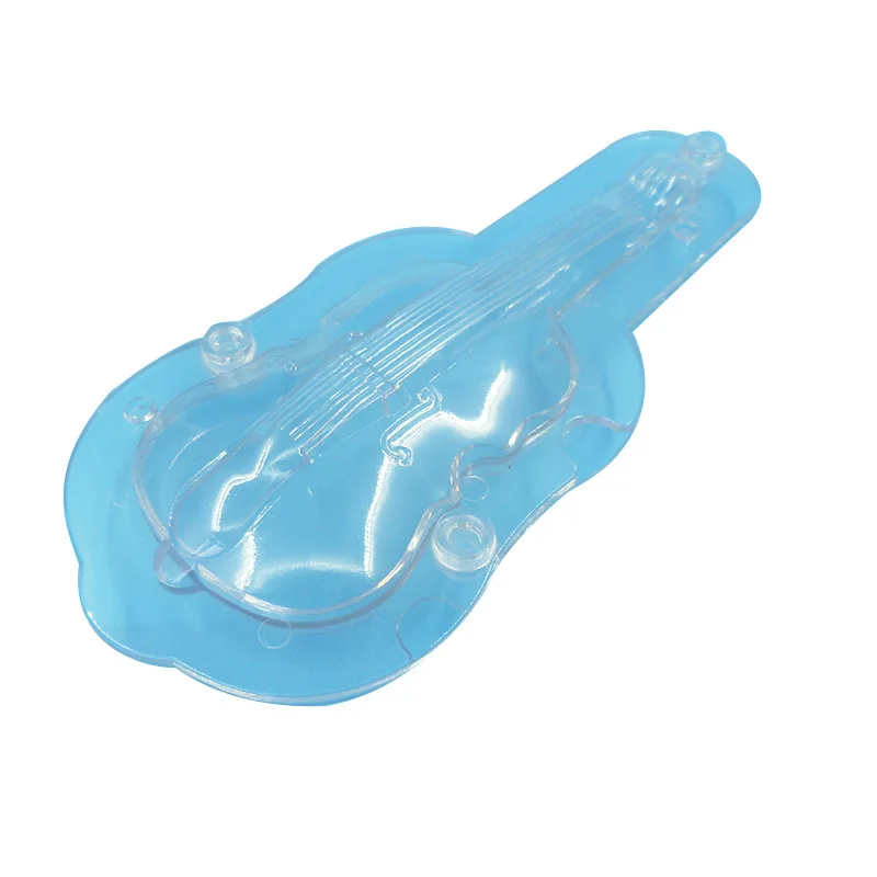 Горячая Распродажа DIY 3D гитара Пластиковая форма для шоколада выпечки