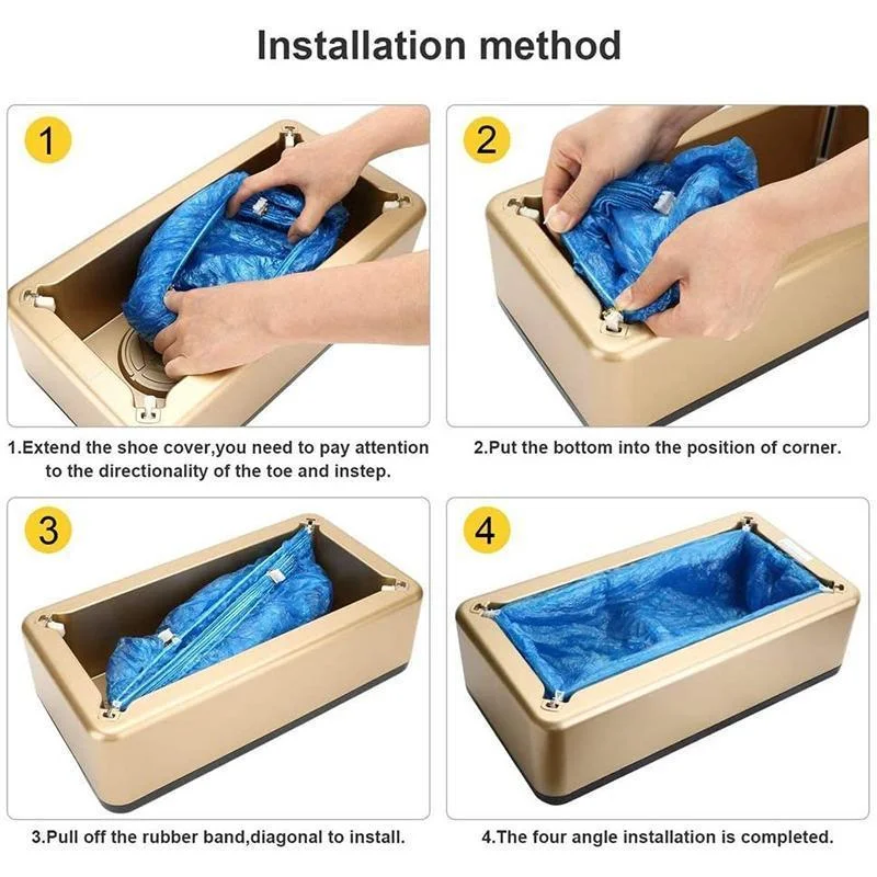Автоматическая машинка для изготовления чехлов обуви автоматический дозатор