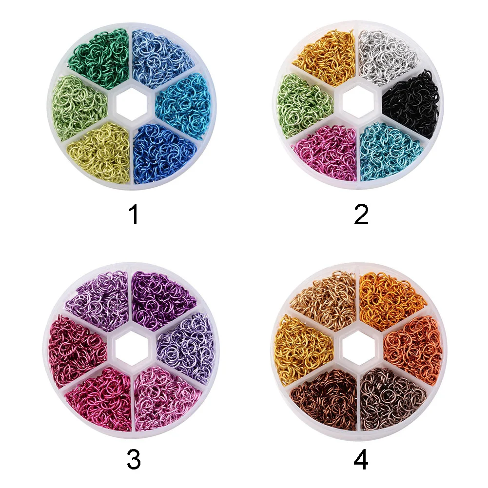 6 мм алюминиевое ожерелье с застежкой делая ссылку аксессуары компоненты открыть