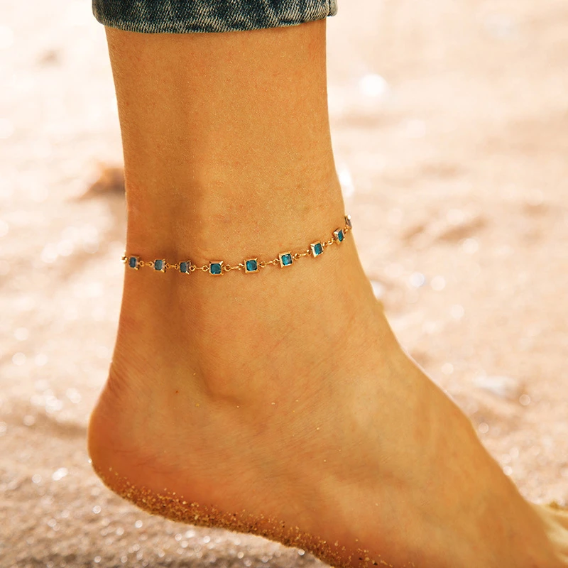 Женский браслет на ногу в стиле бохо лодыжку для невесты ювелирные изделия